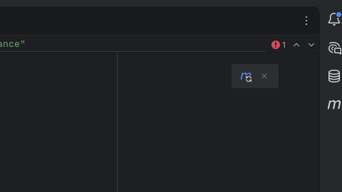 Botão para Atualizar as dependências